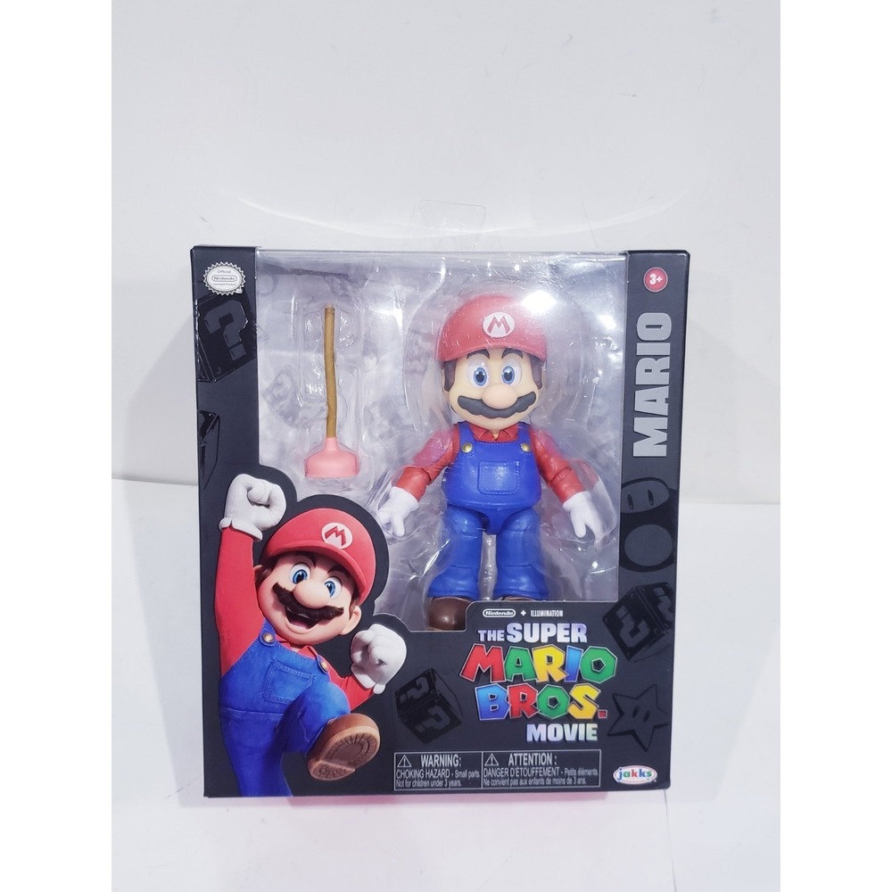 The Super Mario Bros. Movie Mario Action Figure 5" - New
